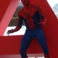 Spiderman body painting